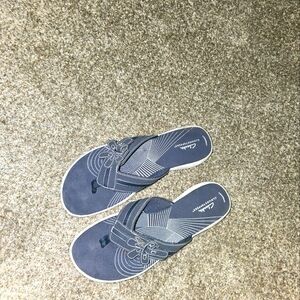 Clarks Dark Blue Sandals